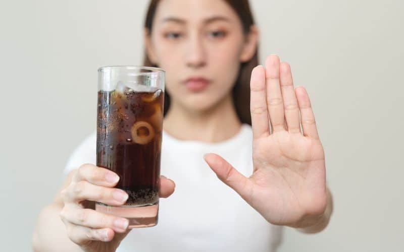 Too much soda or sports drinks is bad for your oral health