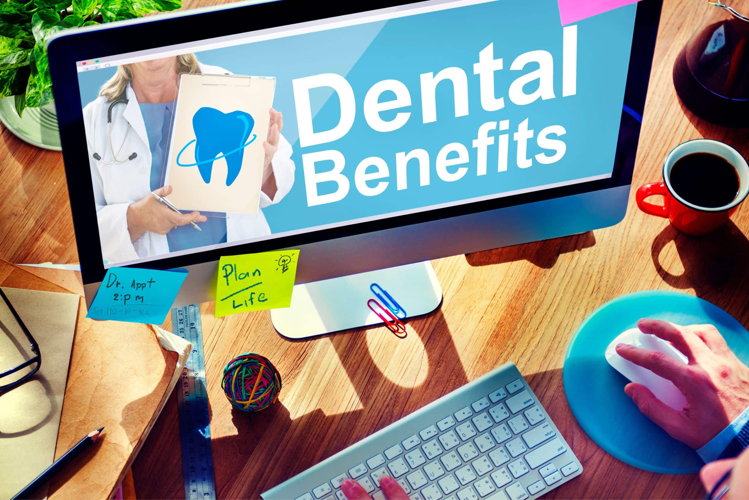 Using computer dental benefit 